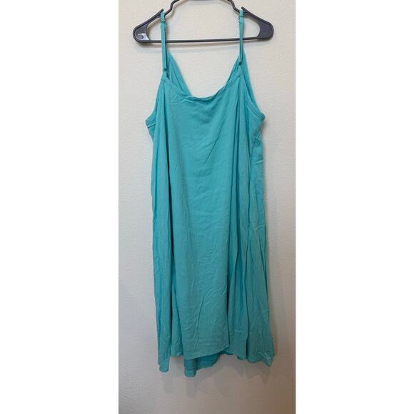 Torrid Light Blue Turquoise Summer Dress Adjustable Straps 2 (XXL) - Picture 5 of 5
